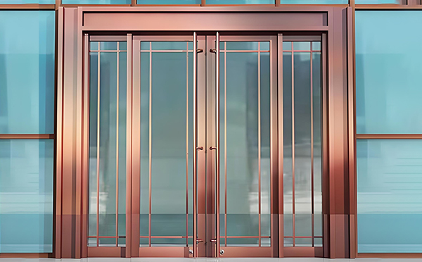 且末玻璃地弹门