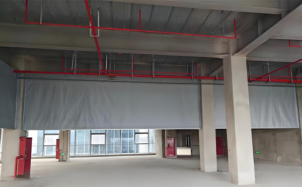 且末防火布挡烟垂壁